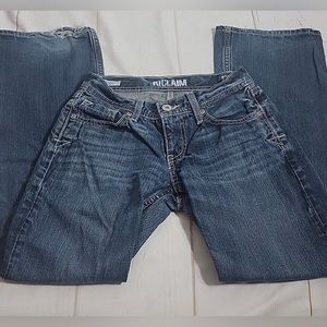 Low rise bootcut jean